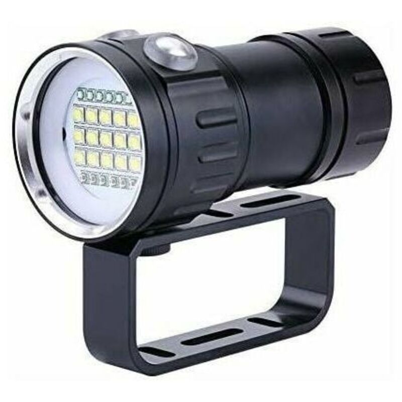CHOYCLIT Lampe de plongée sous-marine IPX8 étanche de 18000LM, résistante jusqu'à 80 mètres de profondeur, idéale pour la photographie et la vidéo