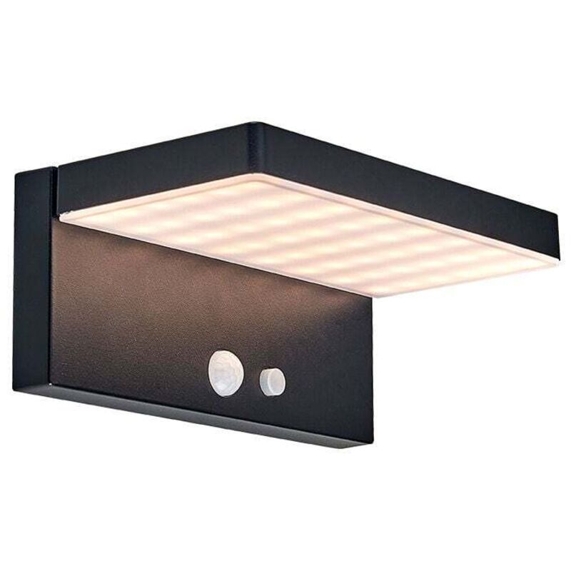 Lumière Solaire Extérieure avec Détecteur de Mouvement 3 Modes Applique led Étanche IP44 Blanc chaud Lampe Solaire Murale pour Terrasse Jardin