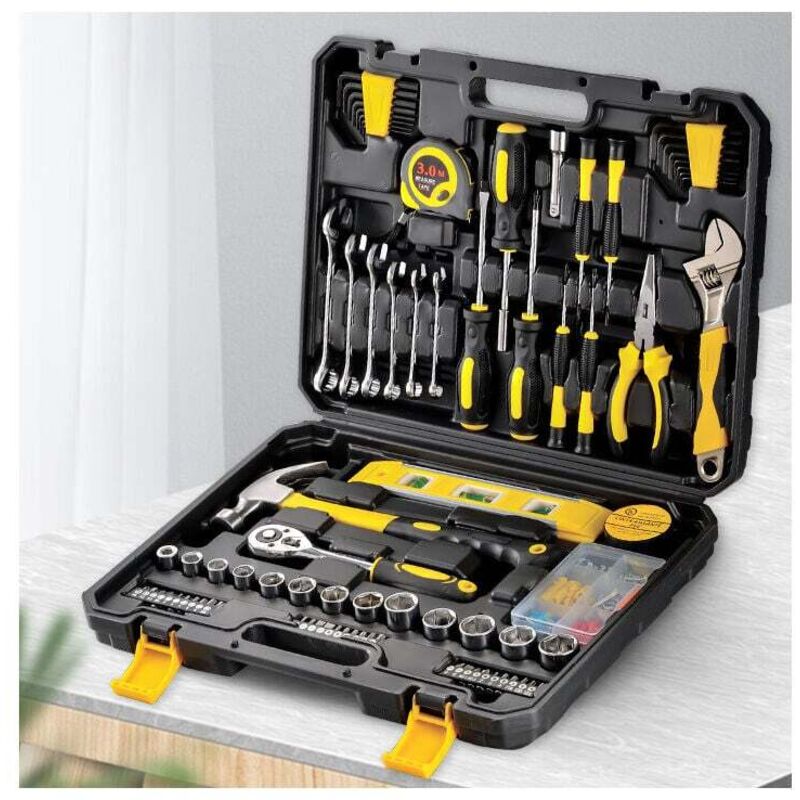 Mallette à Outils 108pcs Caisse Complète Coffre à Outils avec