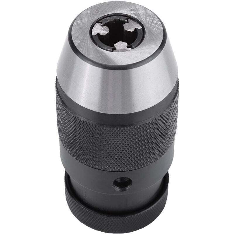 Choyclit - Mandrin Perceuse, 1pcs MT2-B16 1-16mm 1/2"Mandrin Sans Clé B16 en Acier à Serrage Automatique Mandrin Perceuse a Colonne pour Perceuse