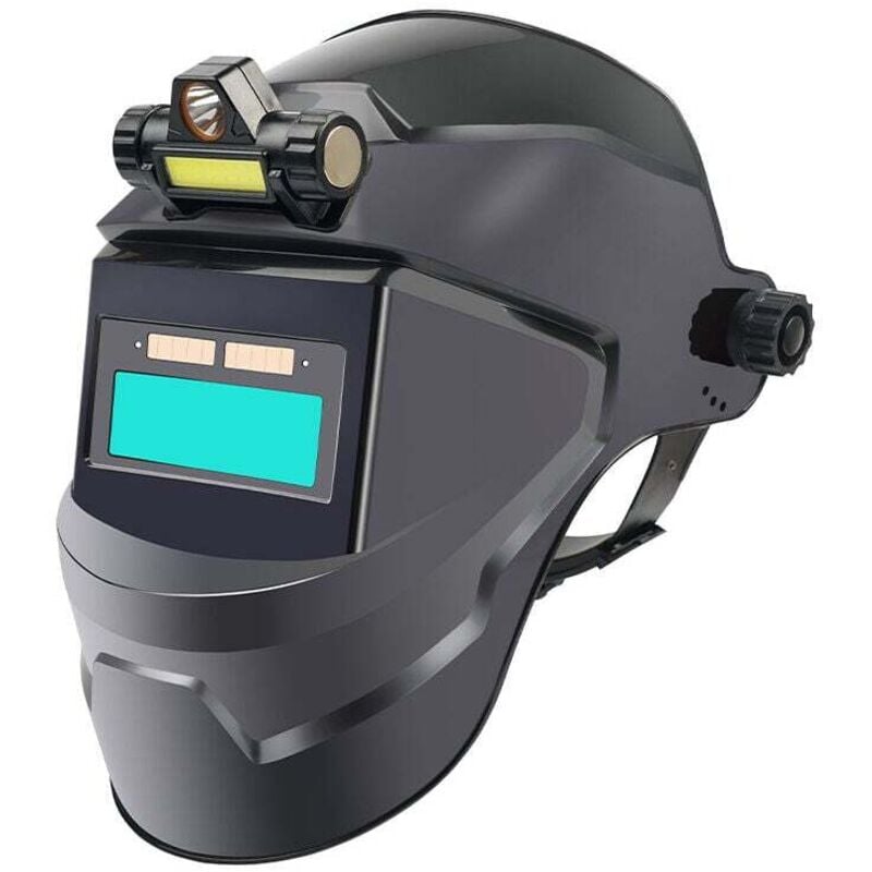 Choyclit - Masque de soudage automatique avec lampe frontale éclairée