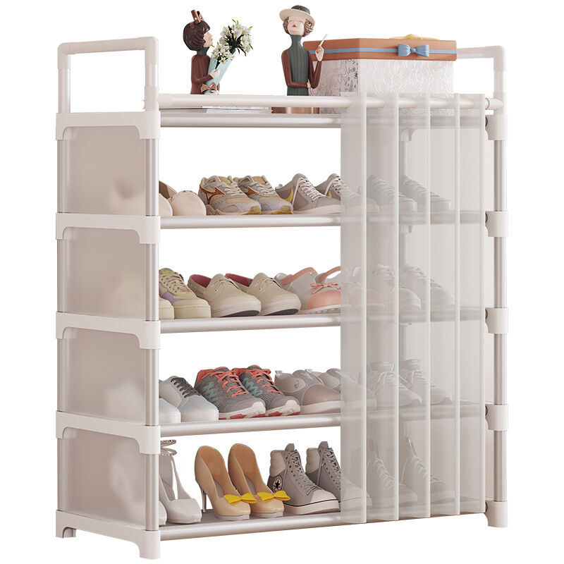 Choyclit - Meuble à chaussures Meuble à chaussures, 5 compartiments, étagère à chaussures modulaire, 80 x 30 x 59 cm chaque cube, avec porte, cadre