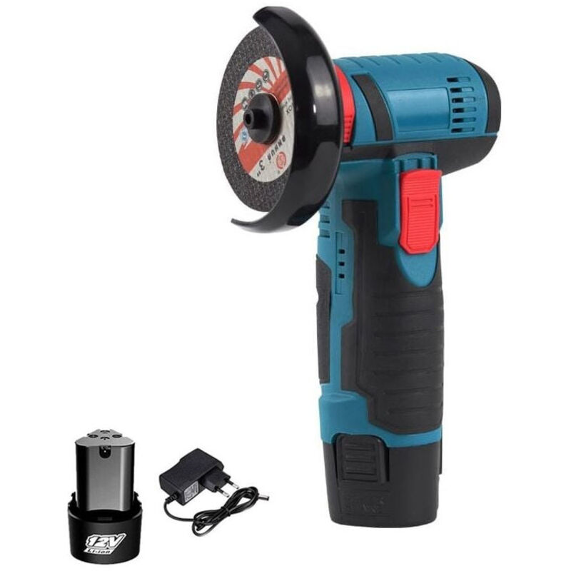 Mini meuleuse d'angle sans fil, meuleuse d'angle sans fil 12V pour le meulage et la coupe, le polissage Y24972 - Choyclit
