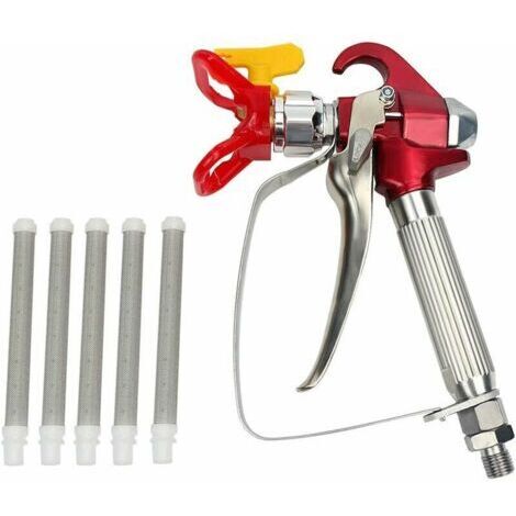 Choyclit – Pistolet à peinture airless haute pression 248 bars – Aiguille céramique – Pulvérisation précise pour peintures anti-corrosion – Compatible Titan Wagner Graco