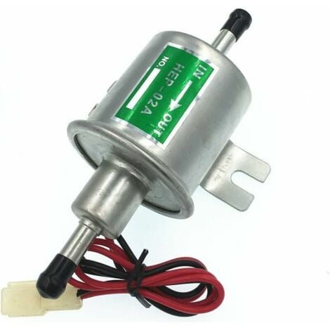 CHOYCLIT Pompe à fioul,Pompe de transfert de carburant 12V pour moteur à essence diesel - Pompe à essence électrique OEM HEP-02A HEP02A pour YANMAR - 12V, basse pression