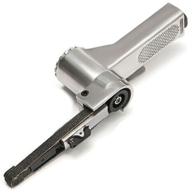 CHOYCLIT Ponceuse à Bande Pneumatique, Ponceuse à Bande Outil Polissage Pneumatique Ponceuse Bande 10mm 330mm Ponçage Polissage Divers Véhicule