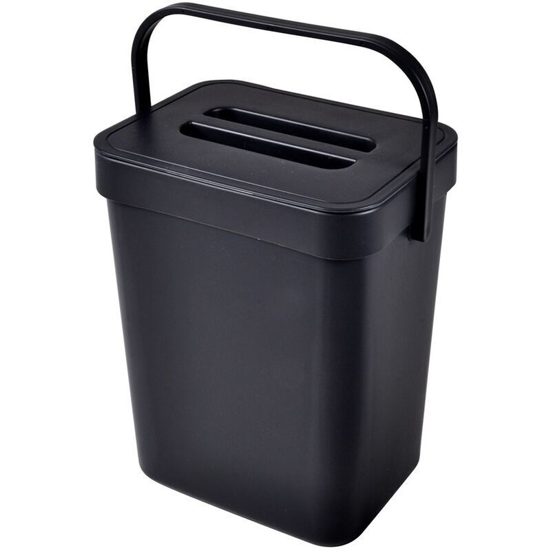 Choyclit - Poubelle compost de cuisine accrochable 5L anthracite