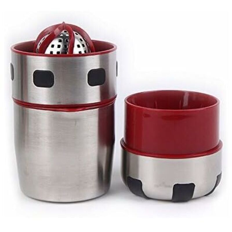 CHOYCLIT Presse-agrumes manuel en acier inoxydable, presse-agrumes et presse-citron, manuel d'utilisation à domicile