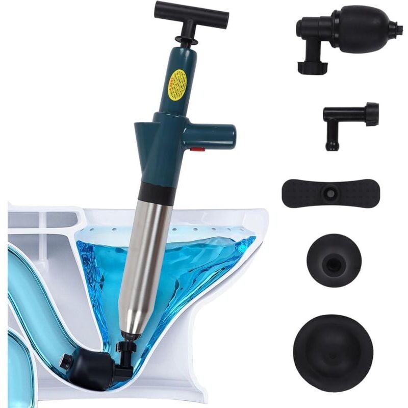 Choyclit - QiMeiTech Déboucheur wc Piston de Toilette Déboucheur Evier Déboucheur wc Haute Pression Déboucheur toilette pour Déboucher les
