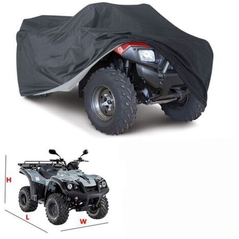 Choyclit – Schutzhülle für ATV/Quad 145×85×98cm – Wasserdichtes Oxford-Gewebe – UV-beständig – Elastische Passform – Wetterfest