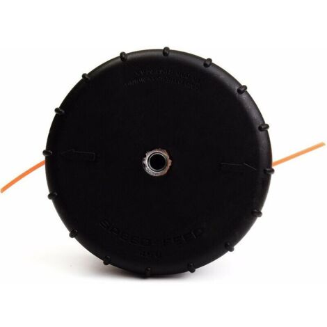 CHOYCLIT Speed Feed 450 Testina per decespugliatore Echo SRM 266 SRM 266S SRM 266T SRM 266U SRM 280 SRM 280S SRM 280T ad albero dritto 99944200903, nero