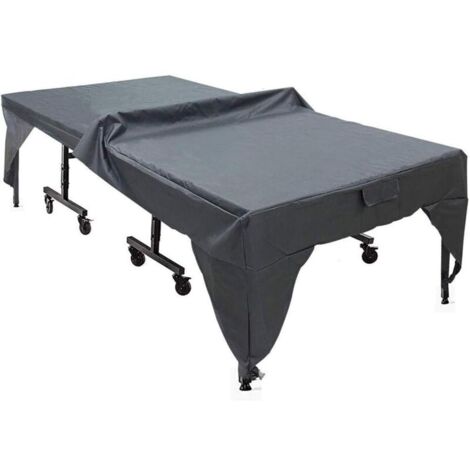 CHOYCLIT Tables Copertura per tavolo da ping pong - Impermeabile - Traspirante - Resistente ai raggi UV - Per tavolo da ping pong - 280×153×73cm