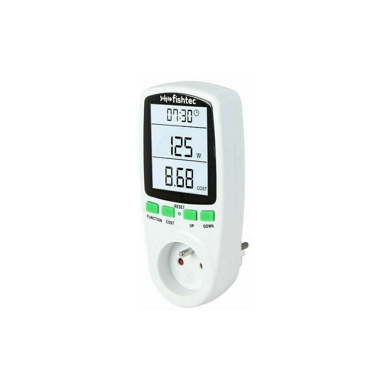 Testeur et détecteur de tension,Contrôlez le Coût de la Consommation d'Énergie avec le Wattmètre Prise - Affichage Numérique de la Puissance