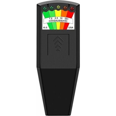 CHOYCLIT Testeur et détecteur de tension,K2 EMF, Détecteur de Champ électromagnétique Crewell - avec Batteries de 9 V - Chasse fantômes - Équipement pour activité paranormale