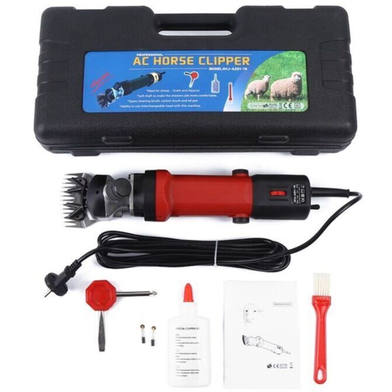 Choyclit - Tondeuse électrique pour moutons, 1200 w 6 vitesses professionnelles réglables et résistantes pour chèvre, lama, cheval, animal de ferme,
