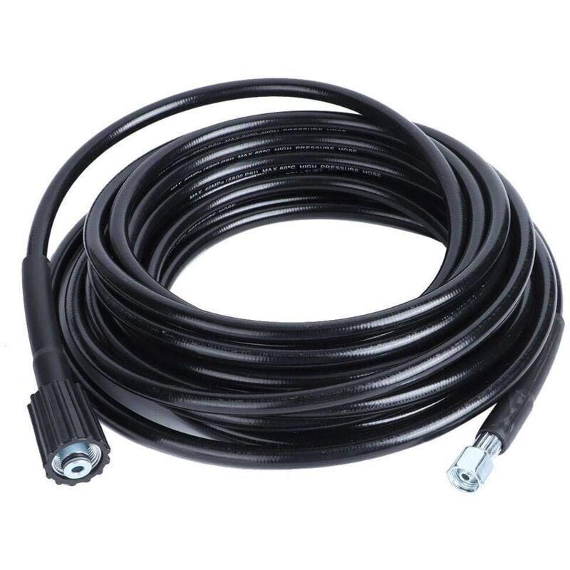 Choyclit - Tuyau Haute Pression 10m, M22 Filetage Flexible Nettoyeur Haute Pression Avec Connecteur Quick Connect de Type clic pour nettoyeurs Haute