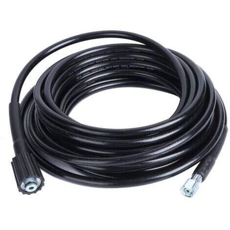 CHOYCLIT Tuyau Haute Pression 10m, M22 Filetage Flexible Nettoyeur Haute Pression Avec Connecteur Quick Connect de Type clic pour nettoyeurs Haute Pression Krcher K2 K3