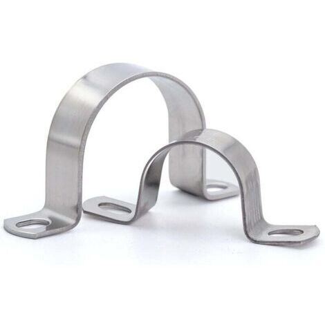 CHOYCLIT U-Klemme Heavy Duty Rohrschelle Ø50 mm, Edelstahlschelle - Rohrschelle zur Befestigung/Rohrbefestigung - 6 Stück