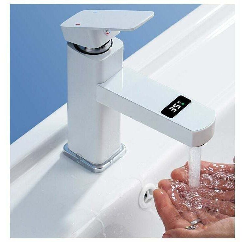 Choyclit - Unique Robinet Lavabo Mitigeur Salle de Bain en Laiton Pure Robinet Salle Bain Mousseur Neoperl Mitigeur Lavabo Robinetterie Couleur