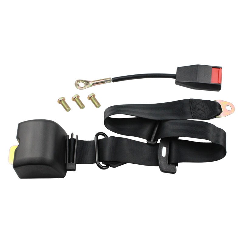 Universel 3 Points Reglable Ceinture De Securite Du Vehicule Auto Voiture Car Seat Belt +Boulons - Choyclit