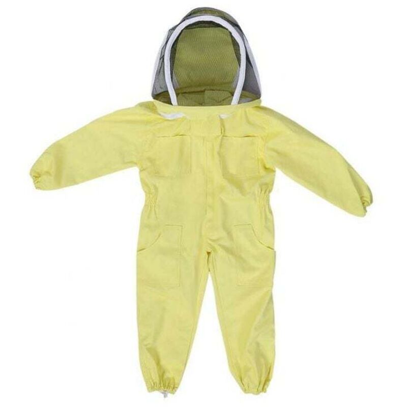Choyclit - Vêtements D'apiculture Avec Des Gants, Vêtements De Protection Pour Enfants coton à Manches Longues, Protection De L'enfant, l