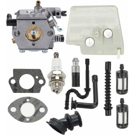 CHOYCLIT WT 194 Vergaser mit Luftfilter, Ersatz für Stihl 024, 026, MS240, MS260, 024AV, 024S, Ersatz für Walbro WT 194 1 WT 22 Kettensägenvergaser, ersetzt 11211200611