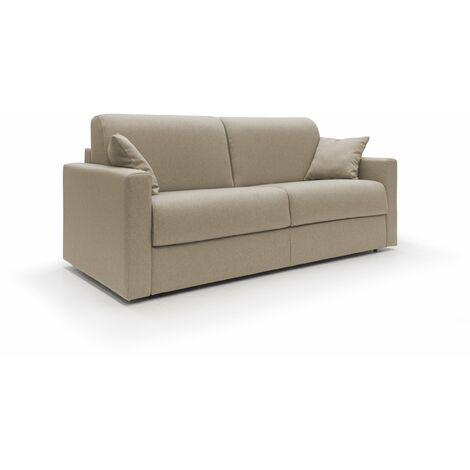 Chris Divano letto matrimoniale tessuto impermeabile 186 cm beige