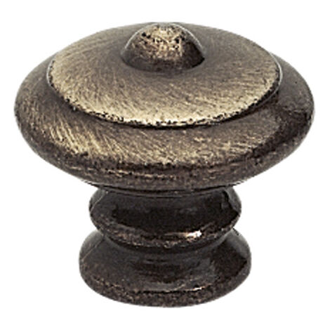 CHRISLIGNE Bouton de meuble Rustique vieil or zamak H.30 x l.30 x P.27 mm