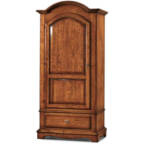 CHRISTIAN - armadio 1 anta in legno massellox196