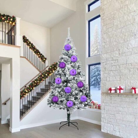 Christmas Bauble Set 3 pcs Lilac XXL vidaXL