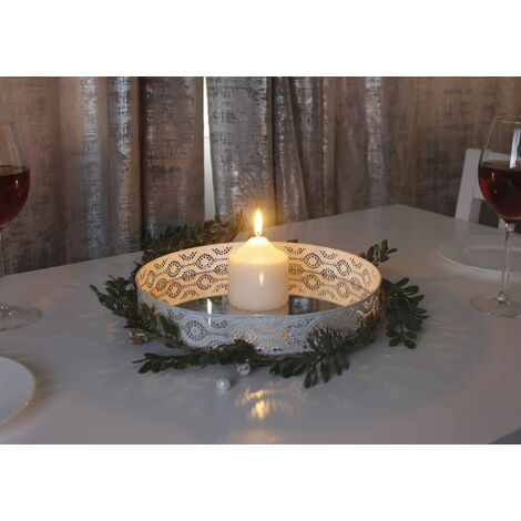 Christmas Candle Long Burn Pillar Candle 8cm (50hrs)