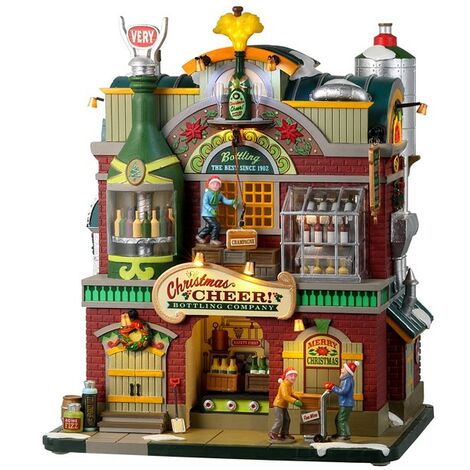 Christmas Cheer Bottling Company con Alimentatore 4.5V Cod. 25858