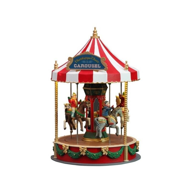 Carrousel de Noël 16x16x25,6h avec lumières et musique