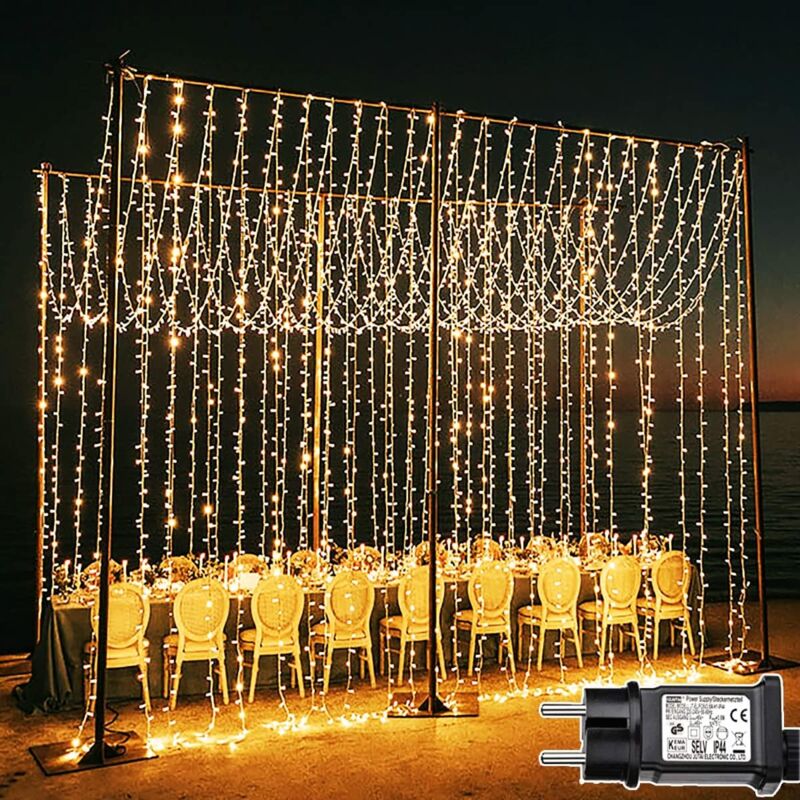 Image of Christmas Curtain Lights 6m x 3m,&hellip;