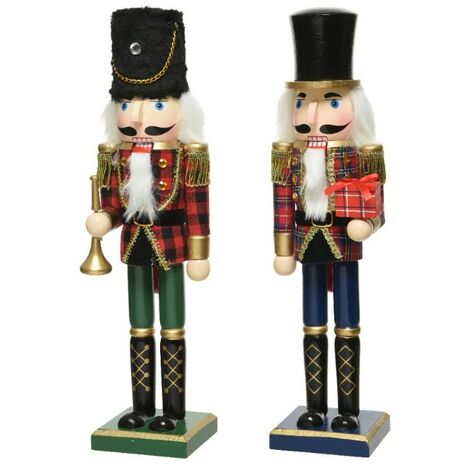 Christmas Decoration Schiaccianoci Natalizio Scozzese - 50 cm