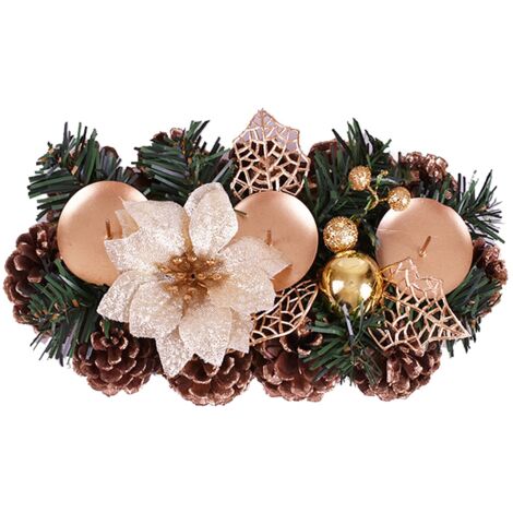 Christmas Decorations Candlesticks Christmas Table Centerpiece