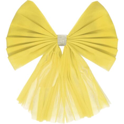 Christmas Door Bow – Gold 9m Giant Bow Door Cover - Front Door Decorations for Xmas Wedding, Baby Shower