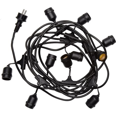 Christmas Fairy Lights Outdoor Light Holder Light Garland Light Holder 10 Vintage Filament Bulb Socket E27 LED Socket