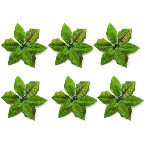Christmas Flowers Christmas Tree Decorations Fabric Simulation Flowers