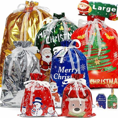 Personalised Christmas Gift Bags Drawstring Cotton Zero  Etsy UK