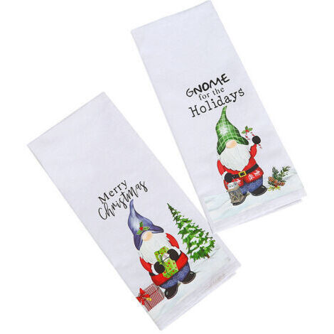 Christmas hand towels, hand towels dish towels, kitchen supplies Christmas decorations
