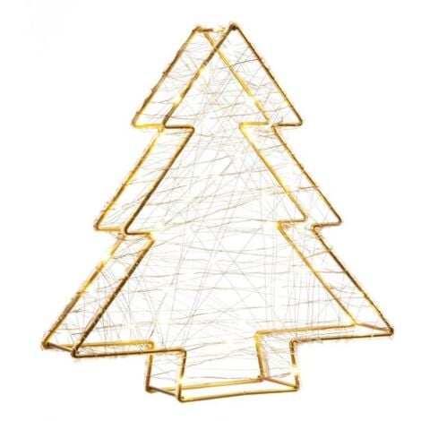 Christmas Light Tree - Gold (P032101)