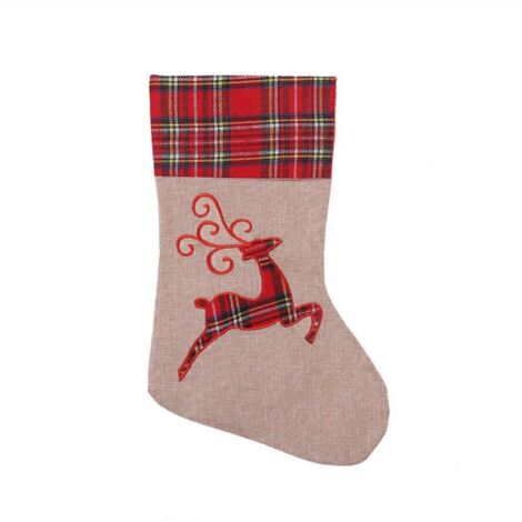 Christmas Reindeer Stockings 26X45CM
