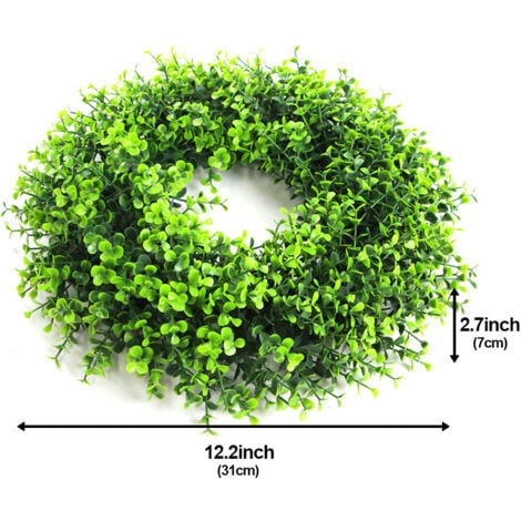 Christmas Simulation Garland - 31x31x7cm - Green