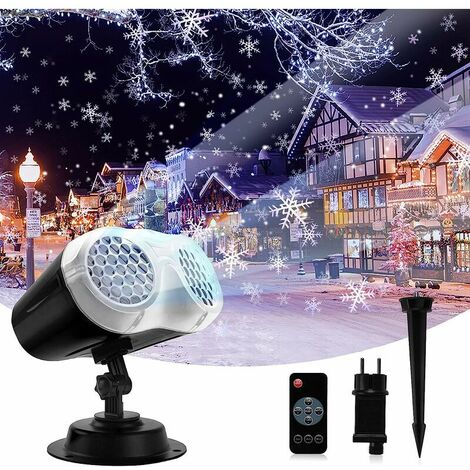 Outdoor Waterproof Christmas Snowflake LED Projector Lights with Remote  Control - Costway