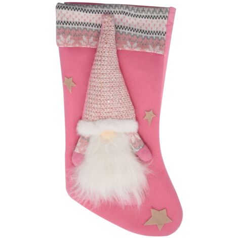Christmas Stockings, Xmas Stockings Decorations, Santa Claus Gift Candy Bag for Holiday Party Home Decoration, B