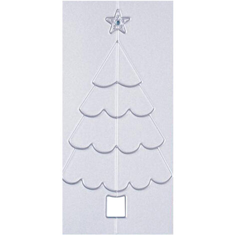Christmas Tree Metal Cutting Dies Stencil Carbon Steel DIY Scrapbooking Album Paper Card Template Mold Embossing Mold