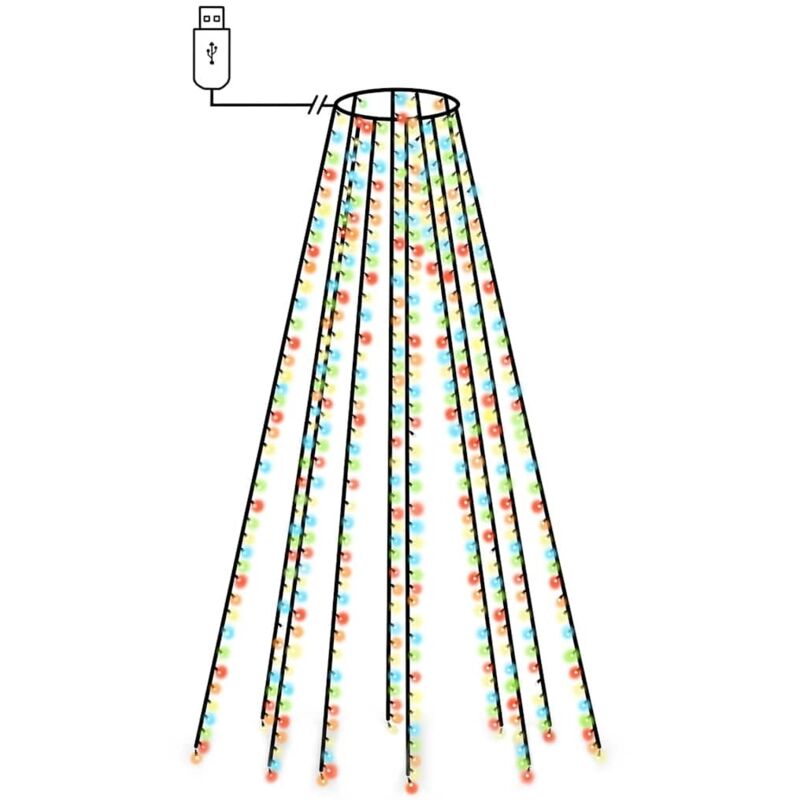 Image of Tree Lights with 500 LEDs Colourful&hellip;