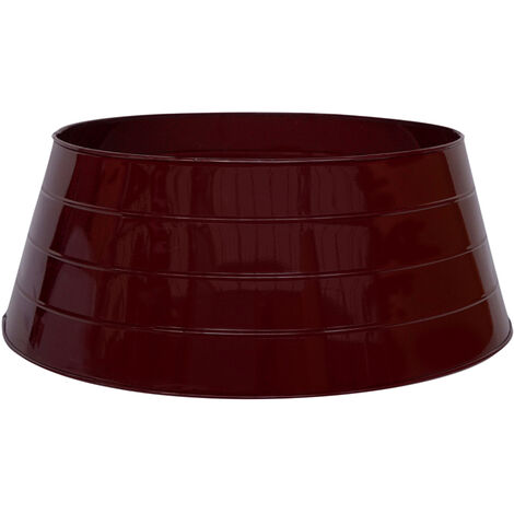 Christmas Tree Skirt - Iron - L67 x W67 x H26 cm - Bordeaux