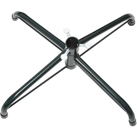 Christmas Tree Stand, 35cm Foldable Metal Pole Stand, Artificial Christmas Tree Base for Christmas Decoration
